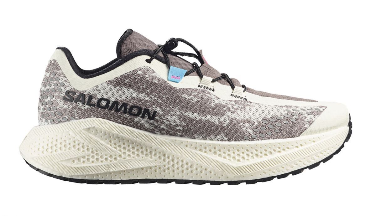 Salomon AERO GLIDE 4 GRVL Vanilla Ice Black