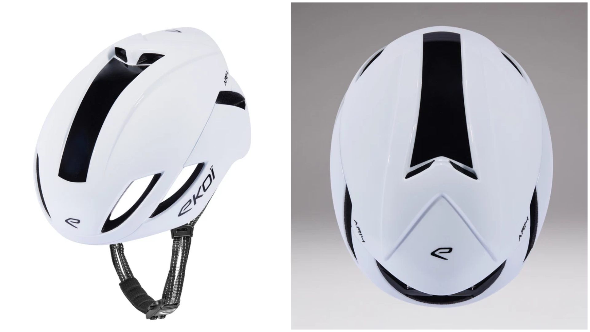 Casco EKOI Perf AR14 Blanco.