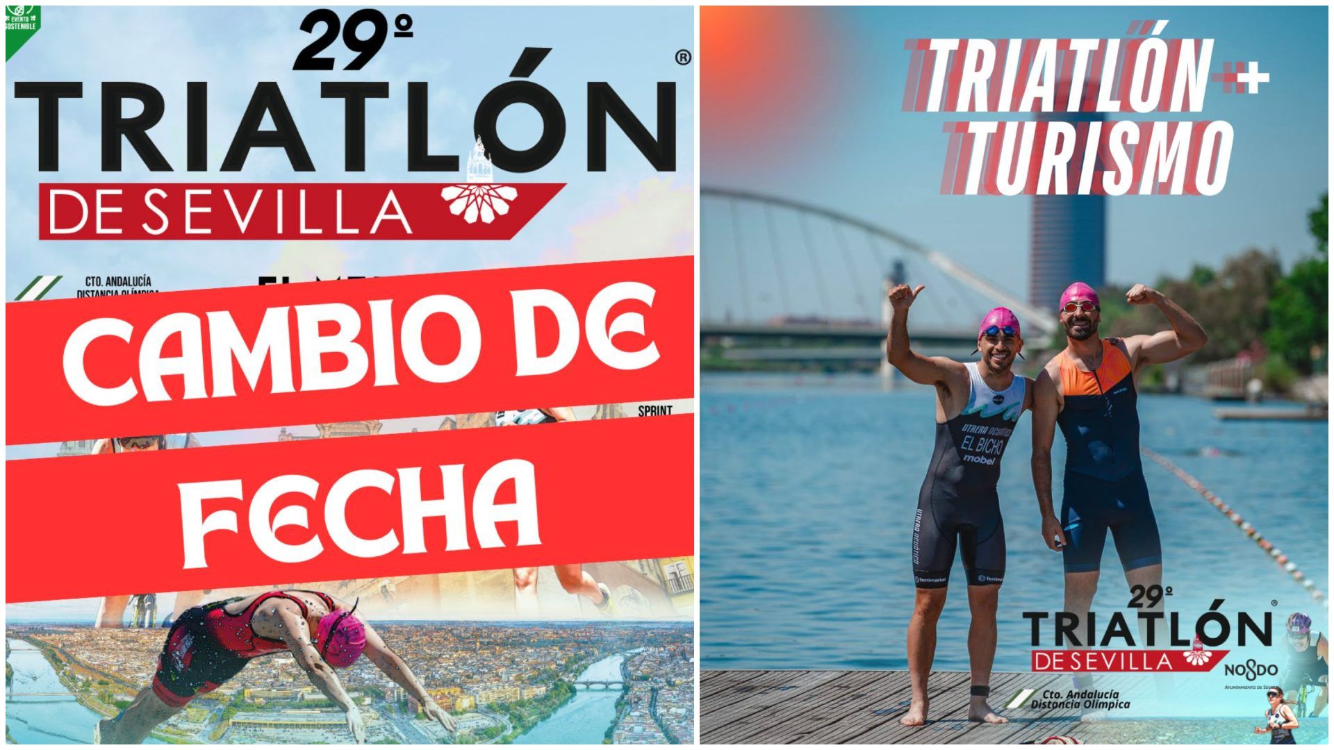 El Triatlón de Sevilla 2026 cambia de fecha.