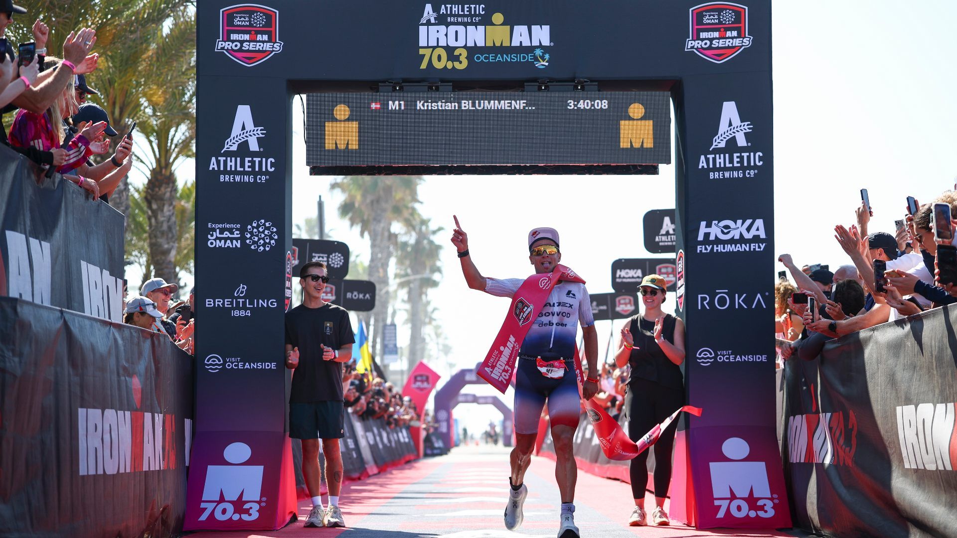 Blummenfelt gana el IRONMAN 70.3 de Oceanside.