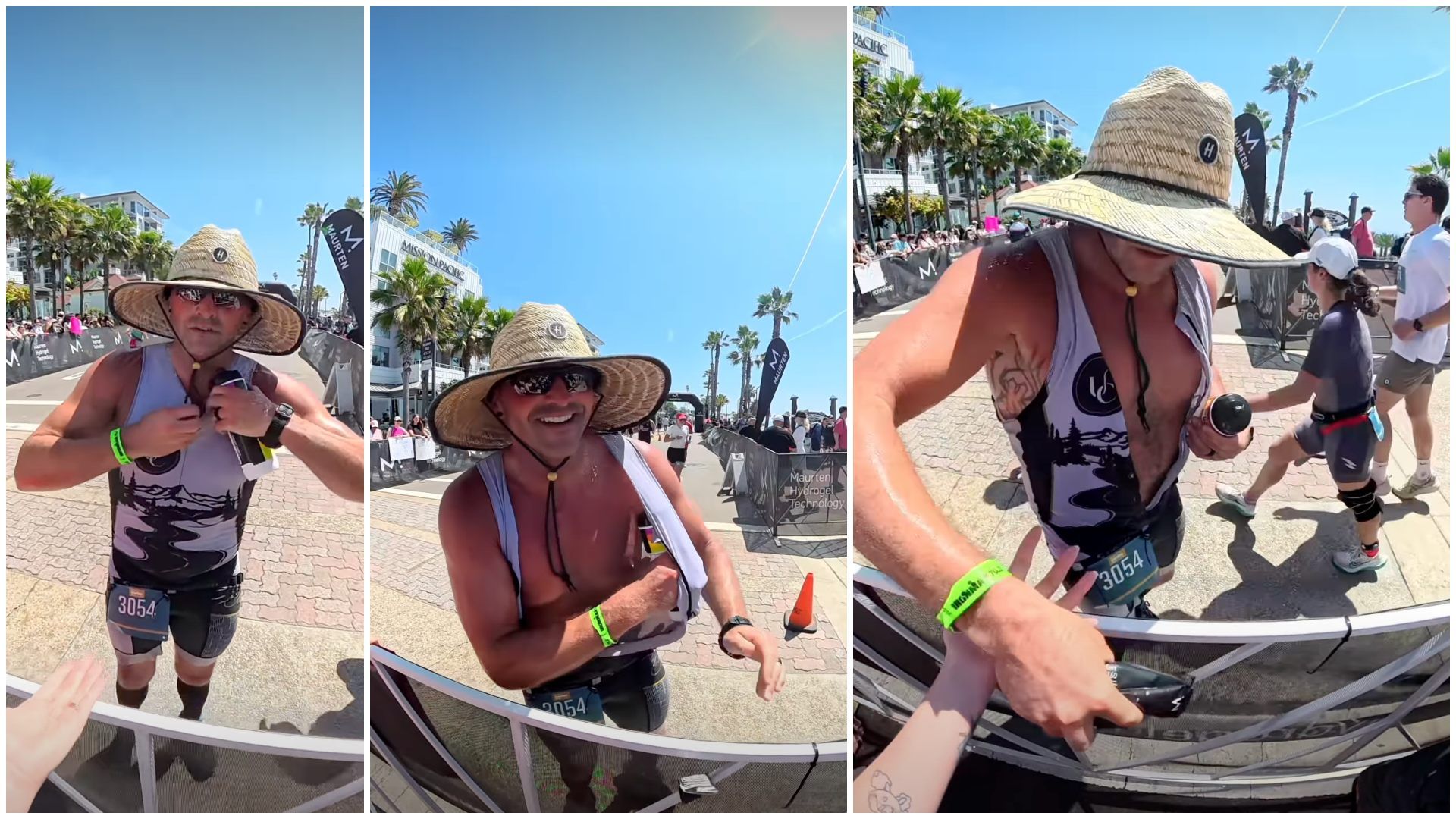 IRONMAN descalifica al triatleta ladrón de geles en el 70.3 de Oceanside.