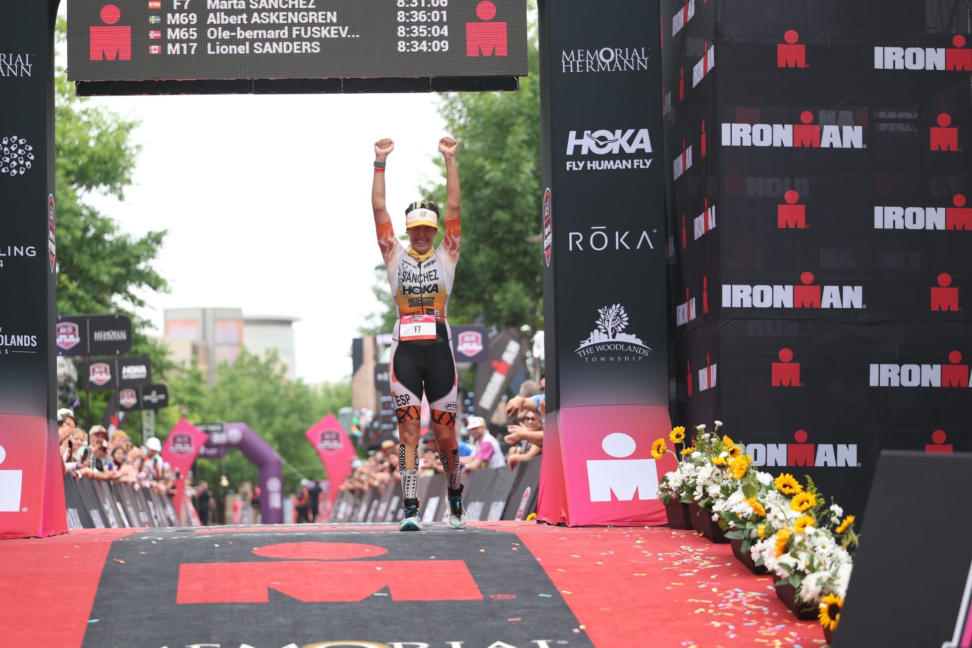 Podio de Marta Sánchez y billete para Kona.