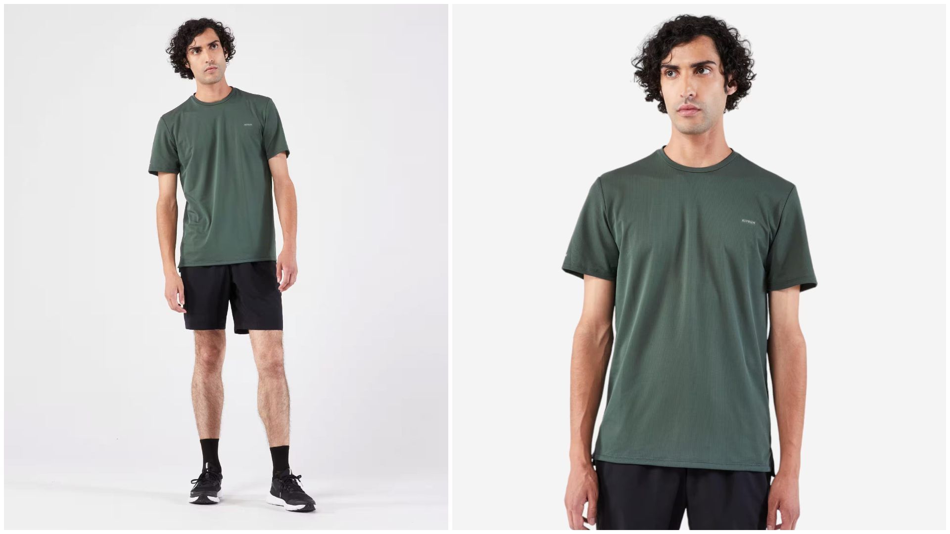 Camiseta transpirable KIPRUN Run 500 Dry.