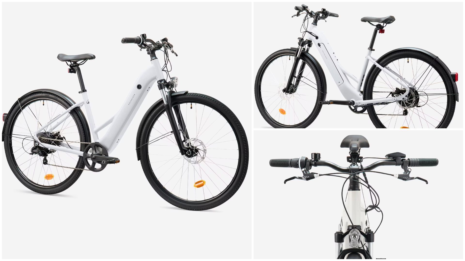 Bicicleta Trekking Eléctrica Cuadro Bajo Rockrider E Actv 100.