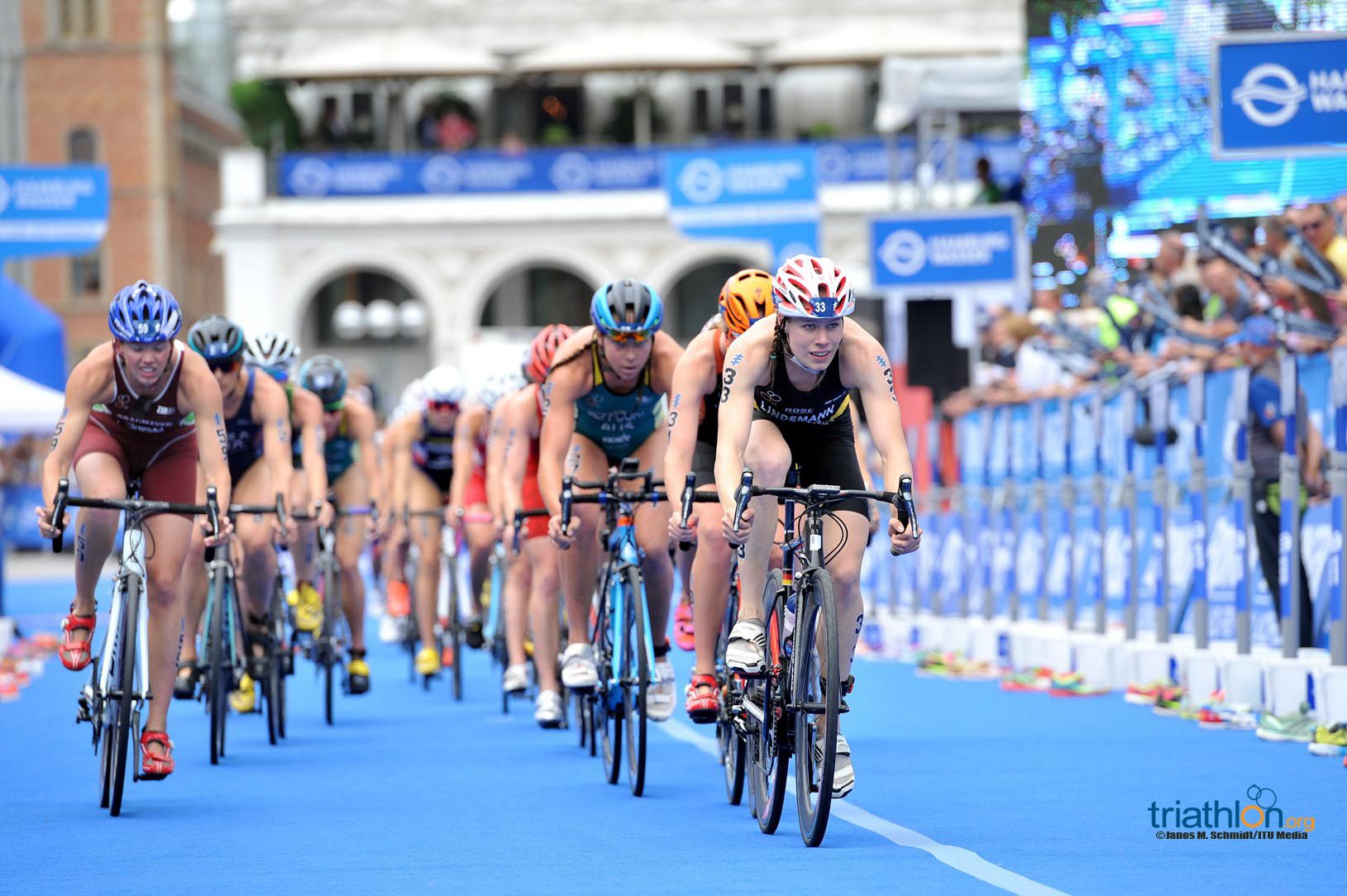 Series Mundiales Triatlón Hamburgo 2017 (élite femenina)