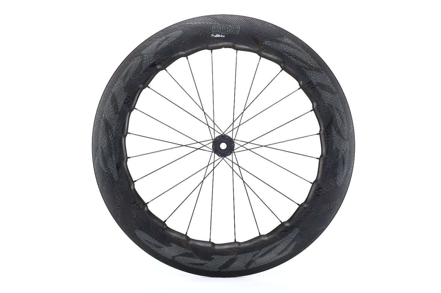Rueda de carbono Zipp 858 NSW para frenos de disco y de llanta