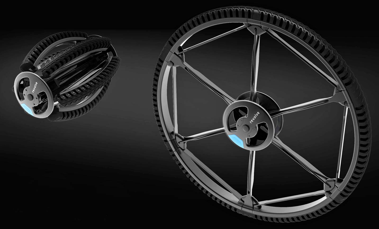 Revolve: la rueda plegable