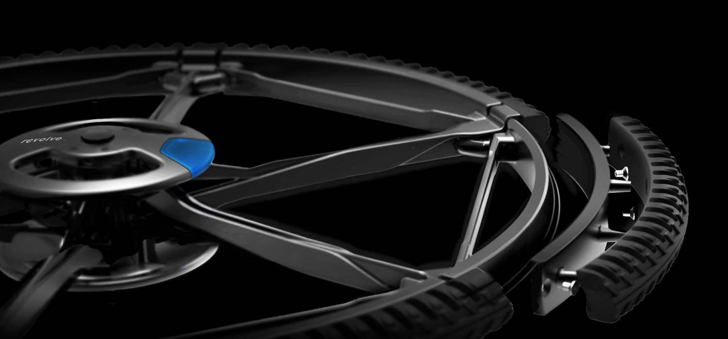 Revolve: la rueda plegable