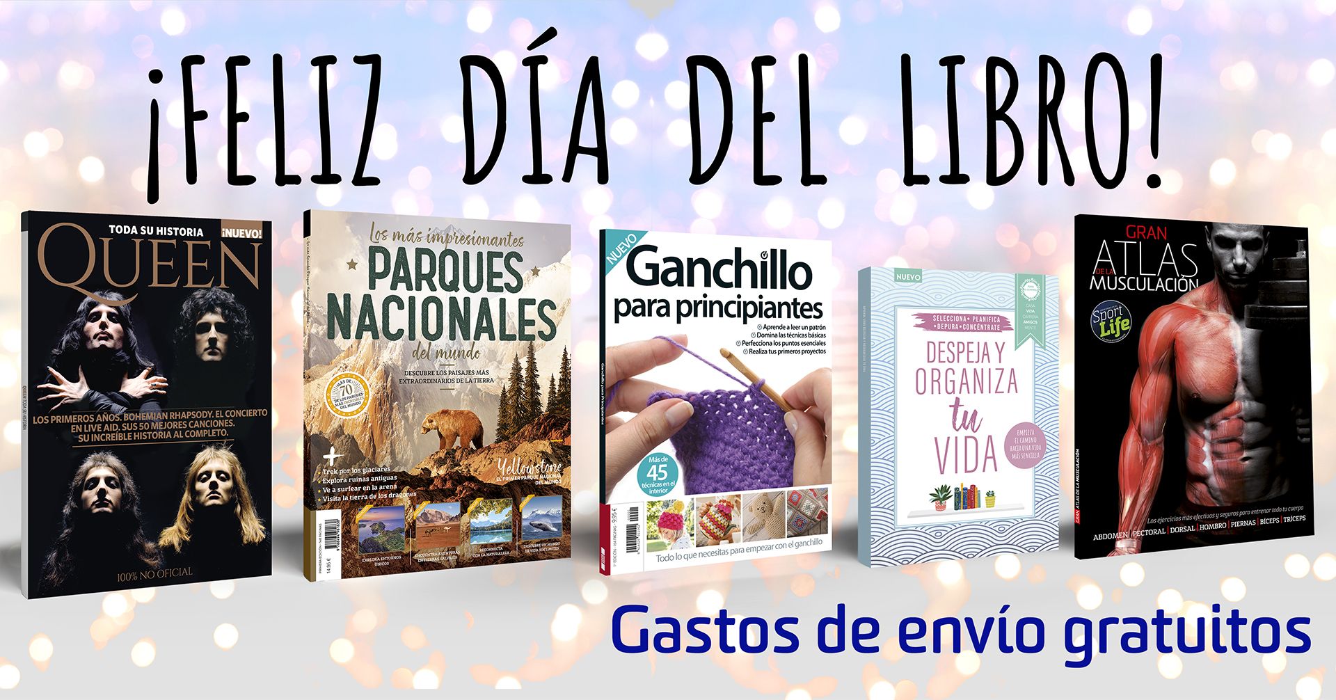 Libros sin gastos de envío y flores maua contra la violencia de género.