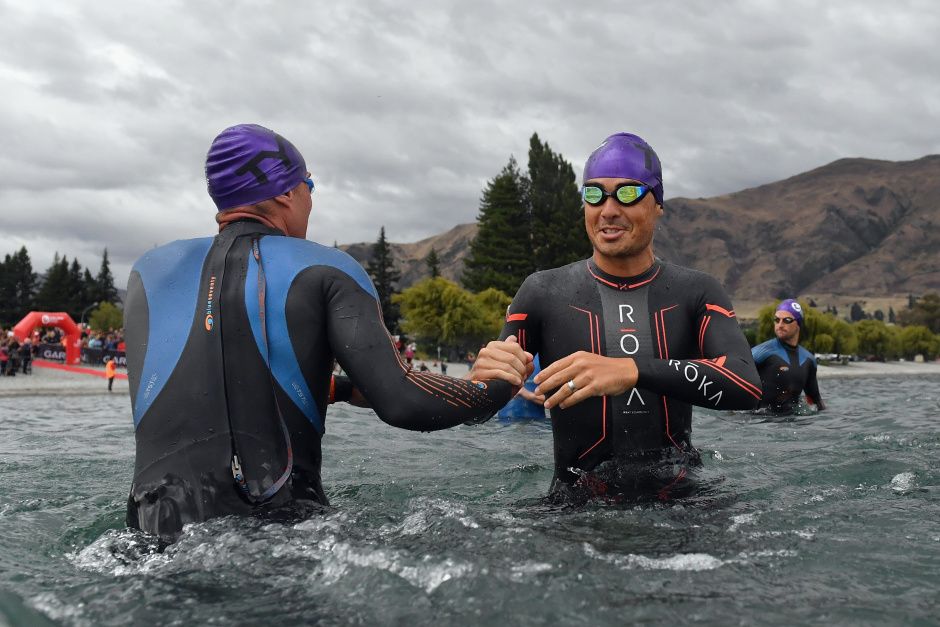 Las mejores imágenes del triunfo de Gómez Noya en Wanaka