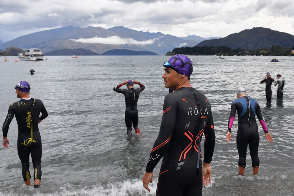Las mejores imágenes del triunfo de Gómez Noya en Wanaka