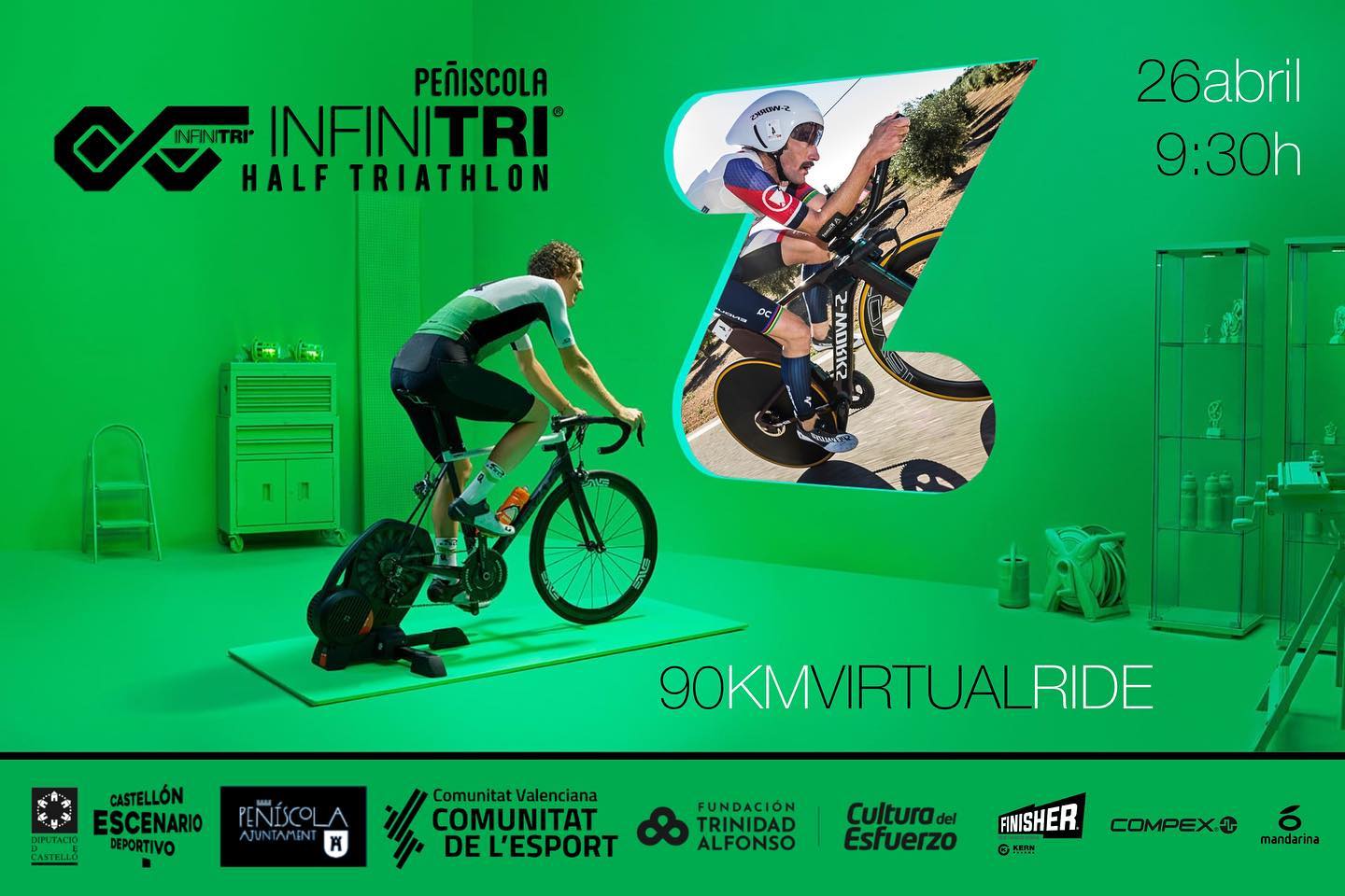 El Infinitri Half Triathlon Peñíscola tendrá este domingo versión virtual.