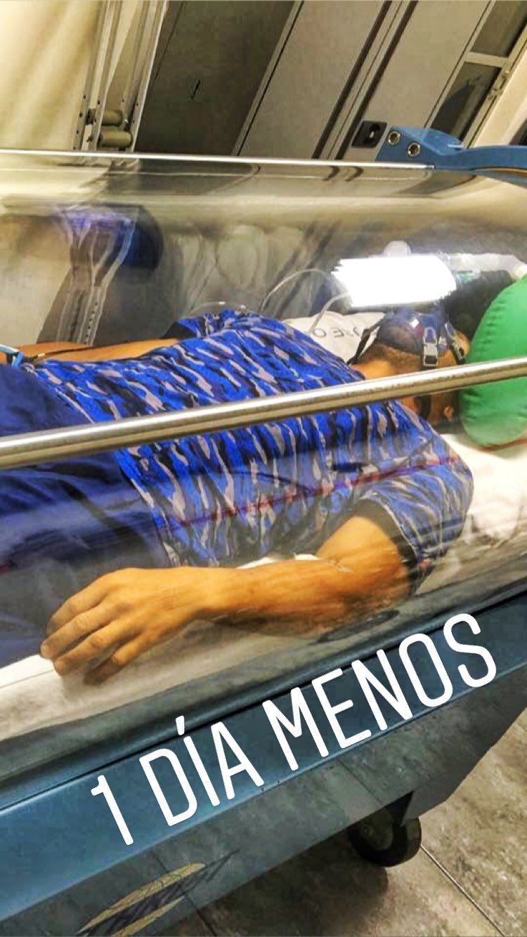 Imágenes del accidente de Víctor Arroyo