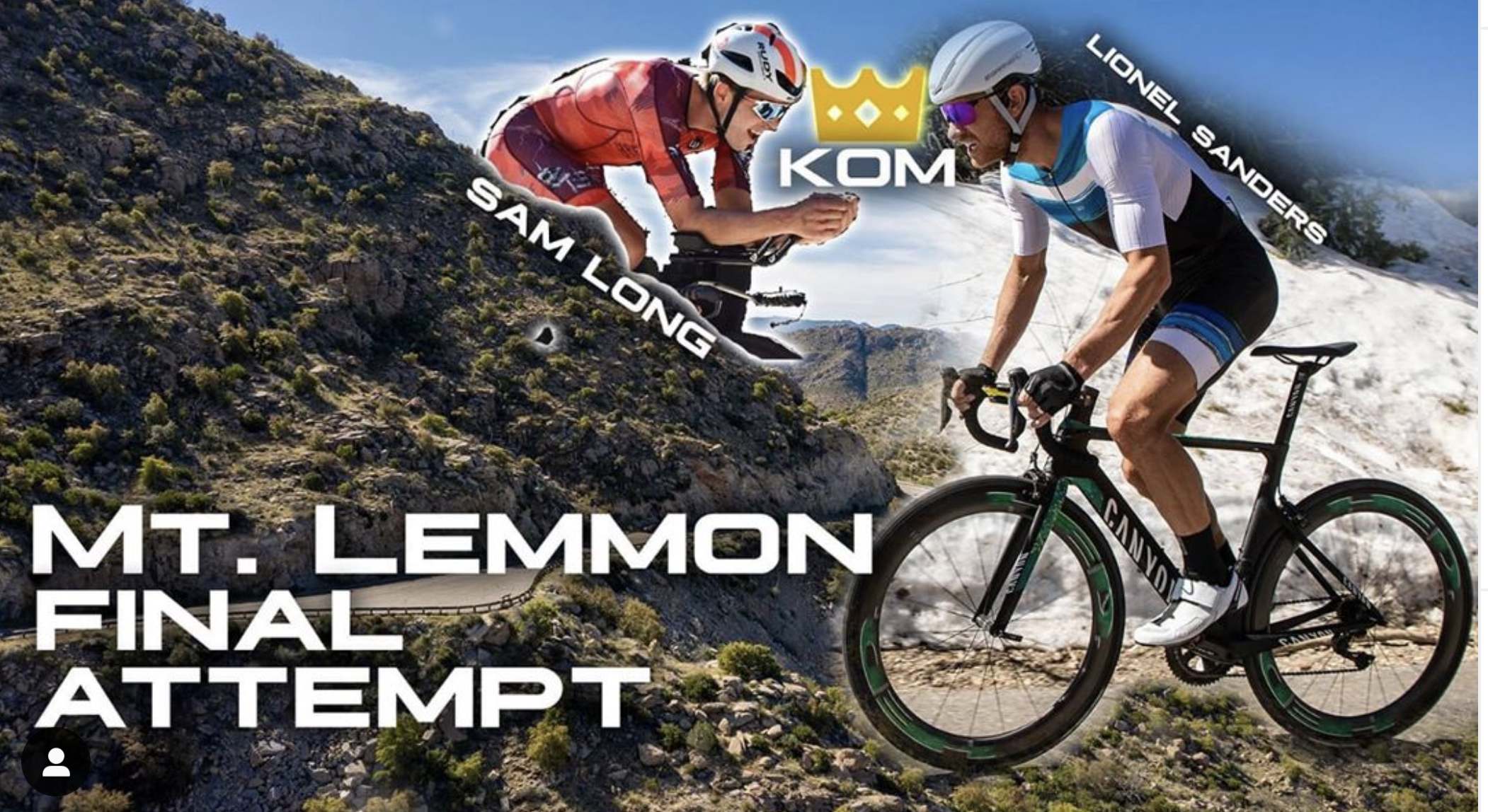 Lionel Sanders 'revienta' los KOM de Mount Lemmon y le gana la batalla al joven Sam Long.