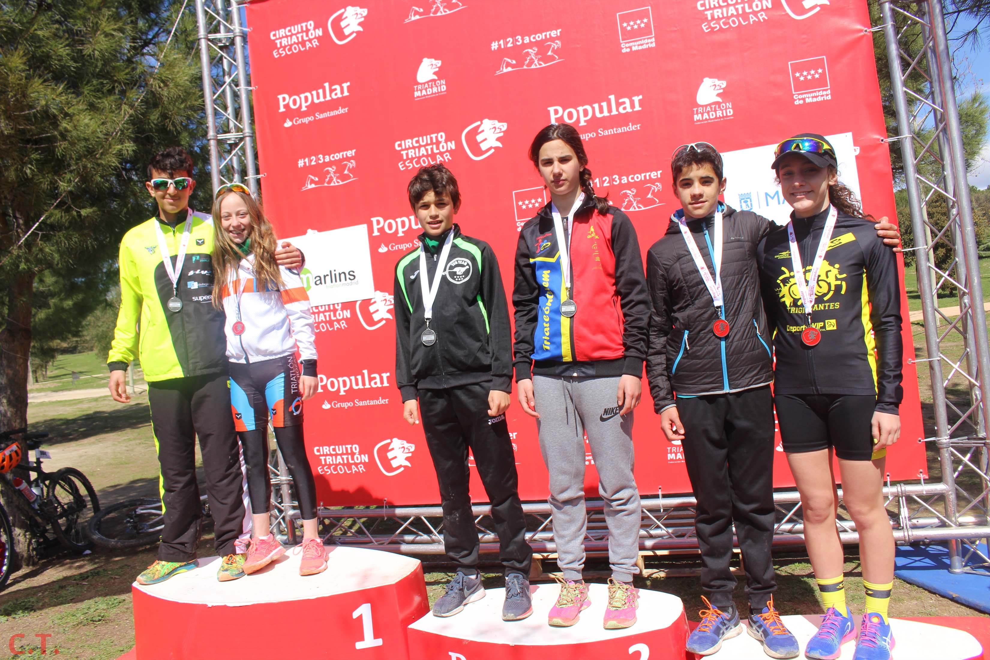 Fotos Duatlón Escolar Cuña Verde - Entrega de premios