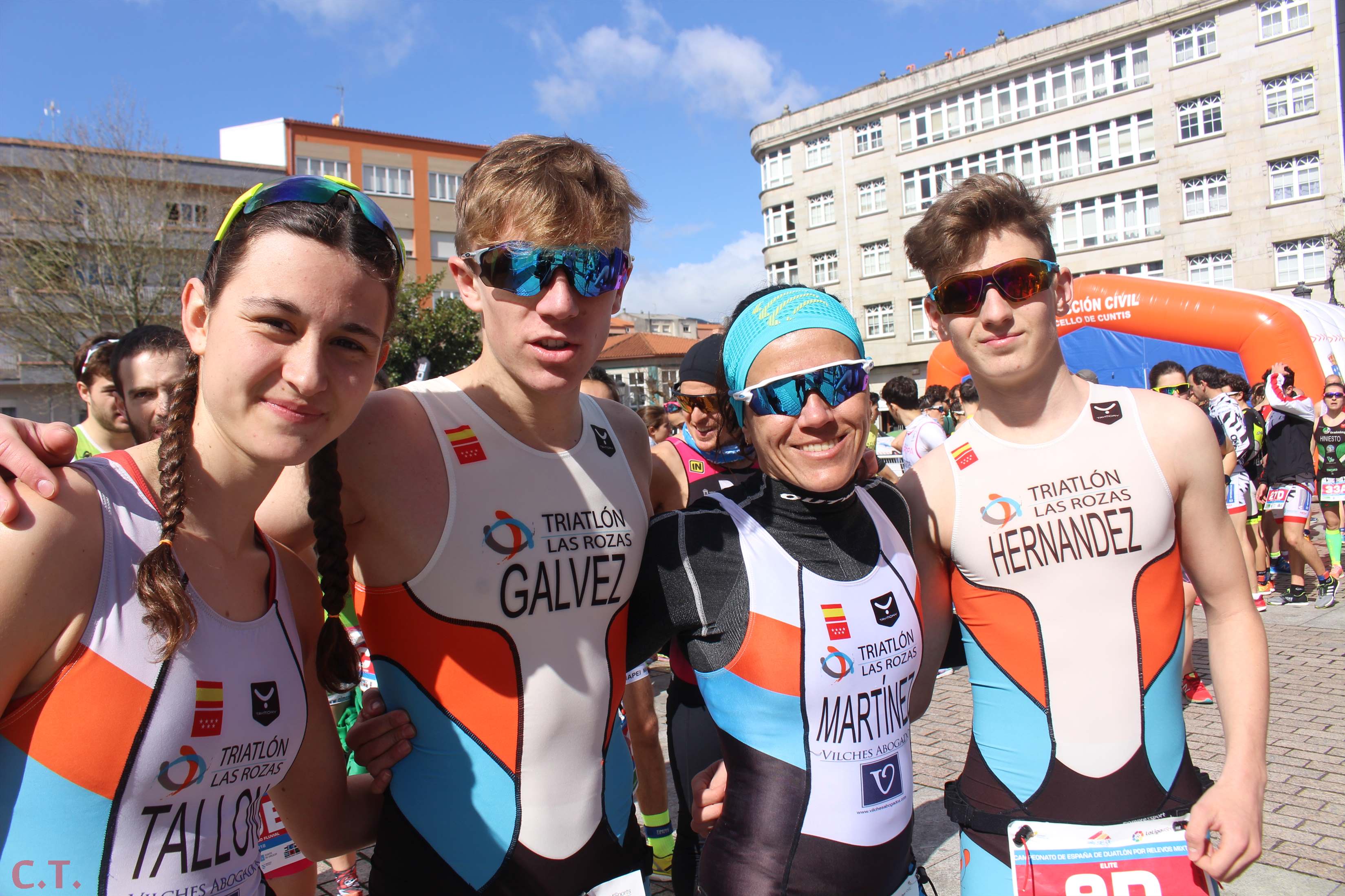 Fotos Campeonato España Duatlón por relevos mixtos - Precompetición y salida