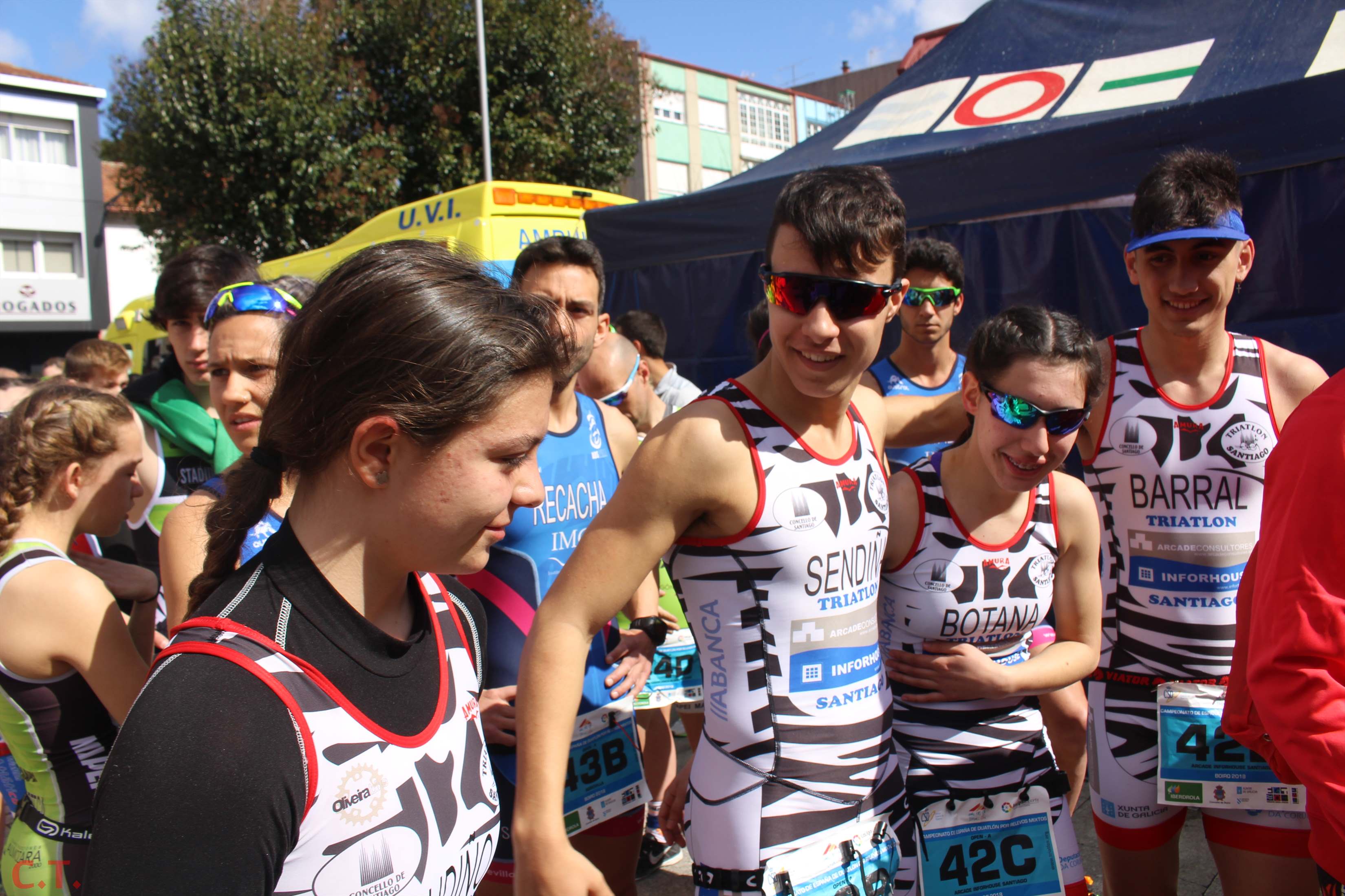 Fotos Campeonato España Duatlón por relevos mixtos - Precompetición y salida