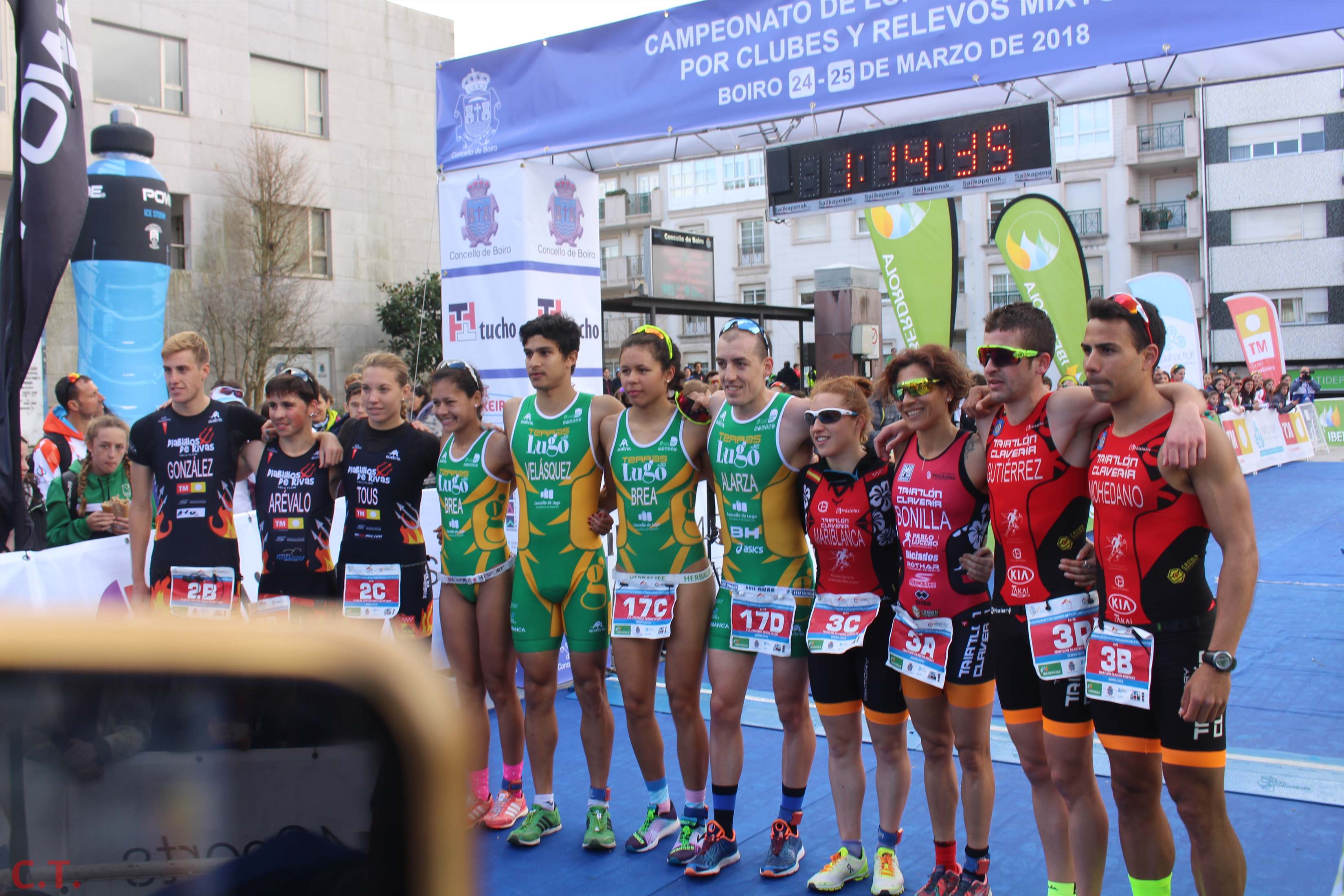 Fotos Campeonato España Duatlón por relevos mixtos - Meta