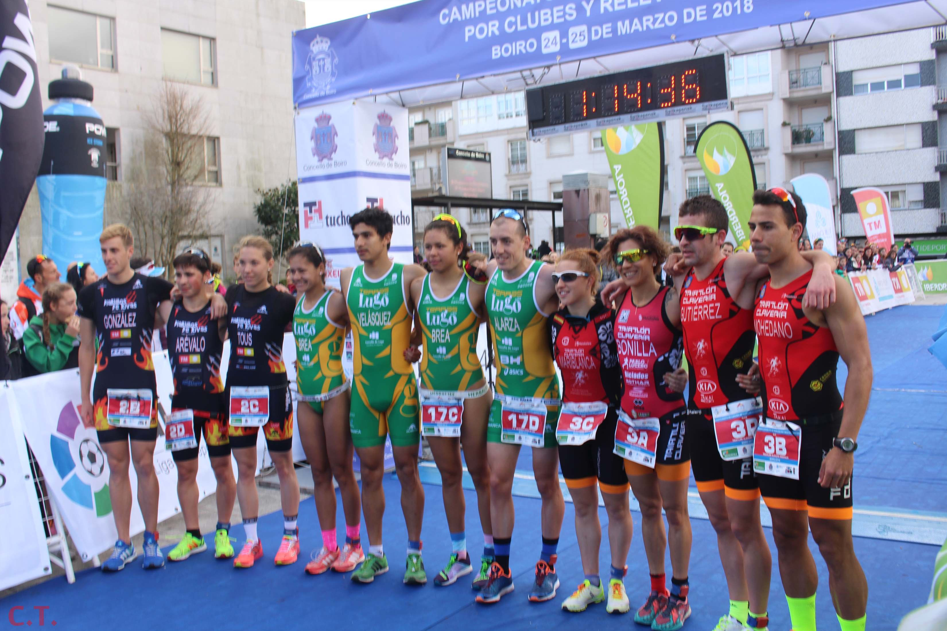 Fotos Campeonato España Duatlón por relevos mixtos - Meta