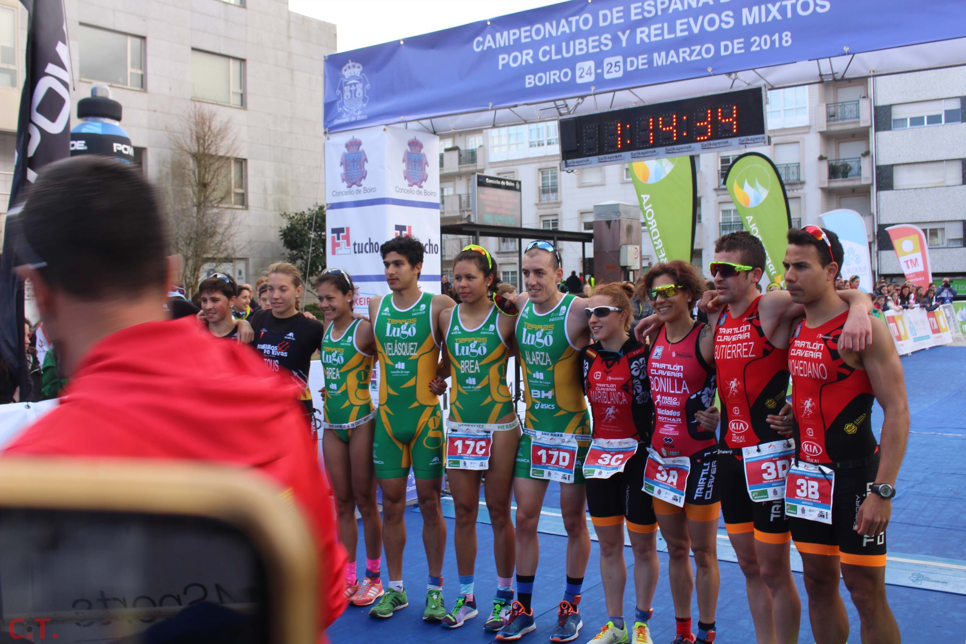 Fotos Campeonato España Duatlón por relevos mixtos - Meta