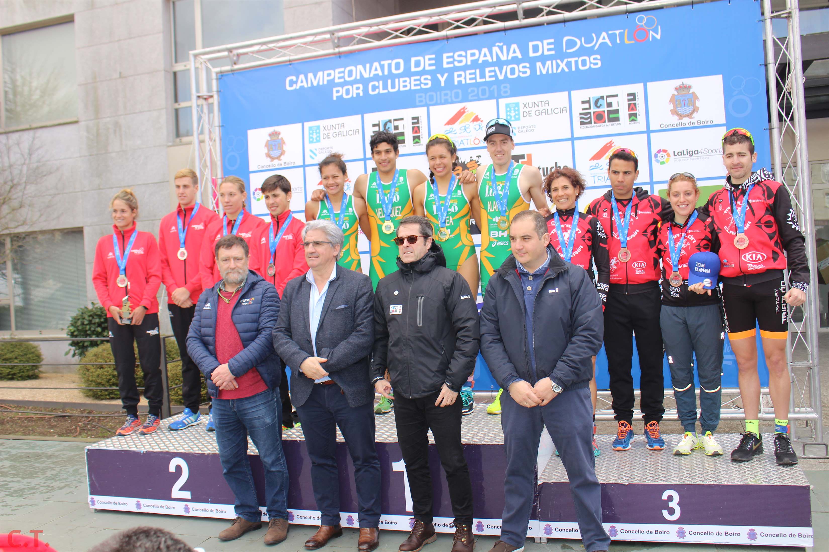 Fotos Campeonato España Duatlón por relevos mixtos - Entrega de premios