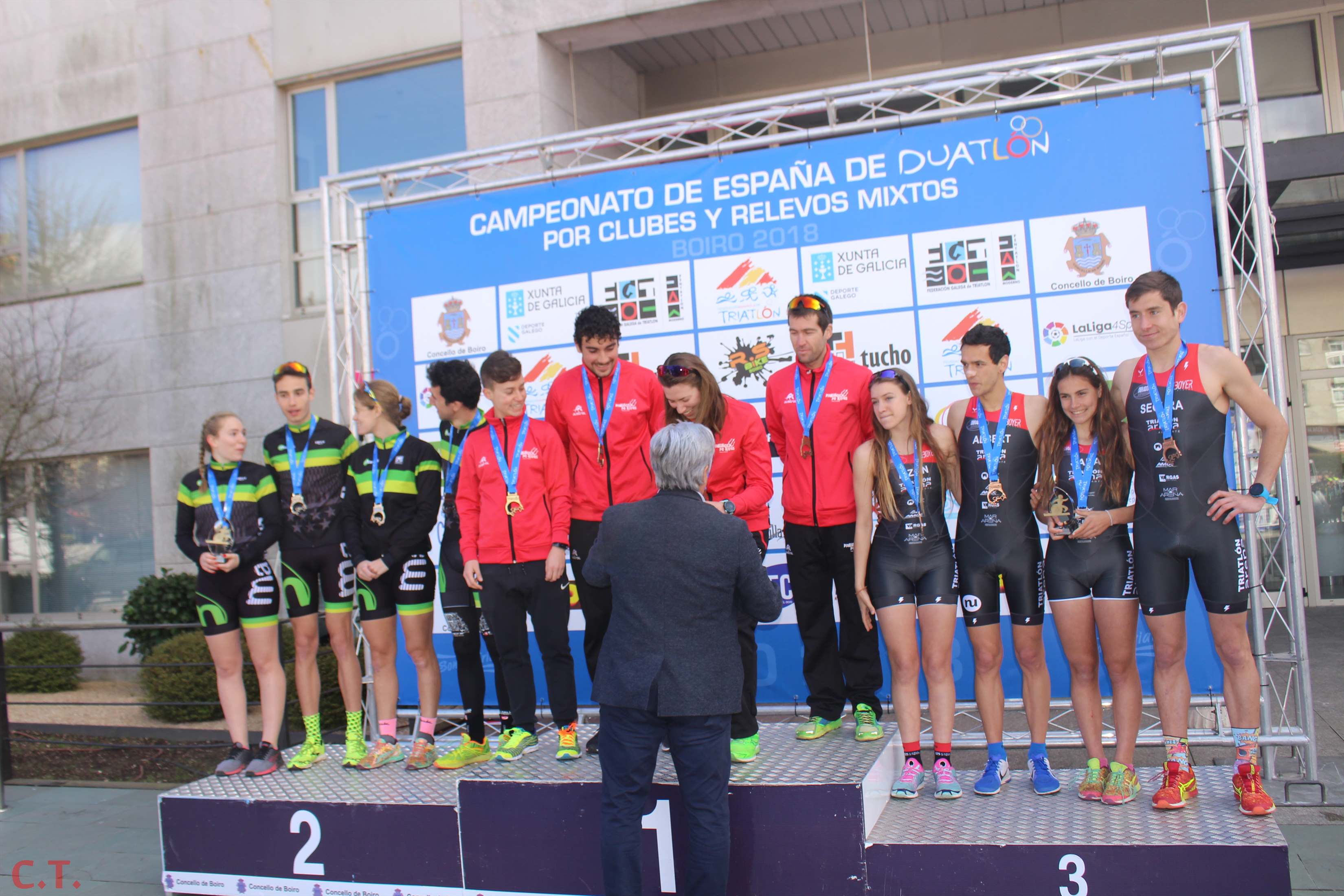 Fotos Campeonato España Duatlón por relevos mixtos - Entrega de premios