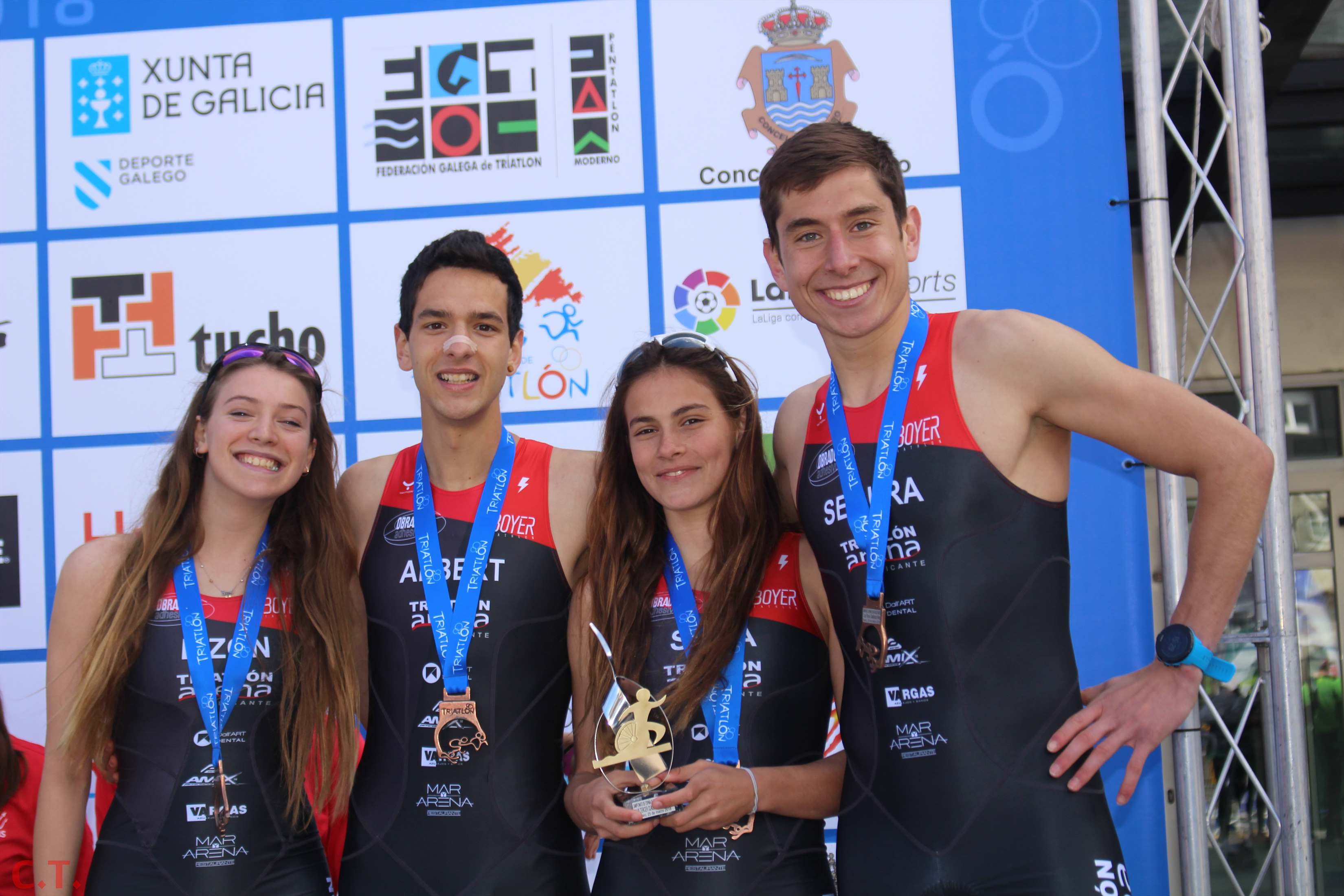 Fotos Campeonato España Duatlón por relevos mixtos - Entrega de premios