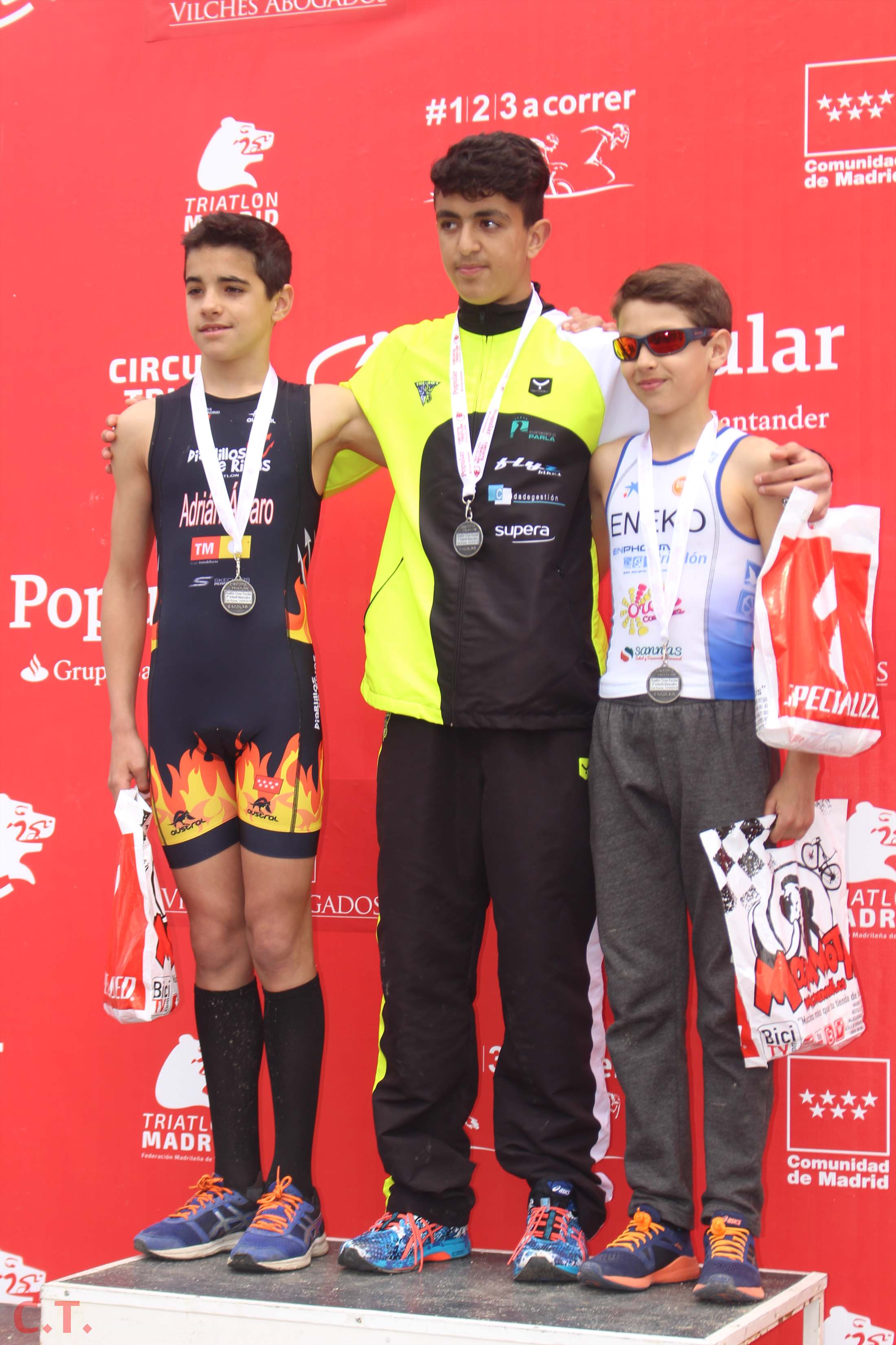 Duatlón Cross Escolar de Las Rozas (entrega de premios)