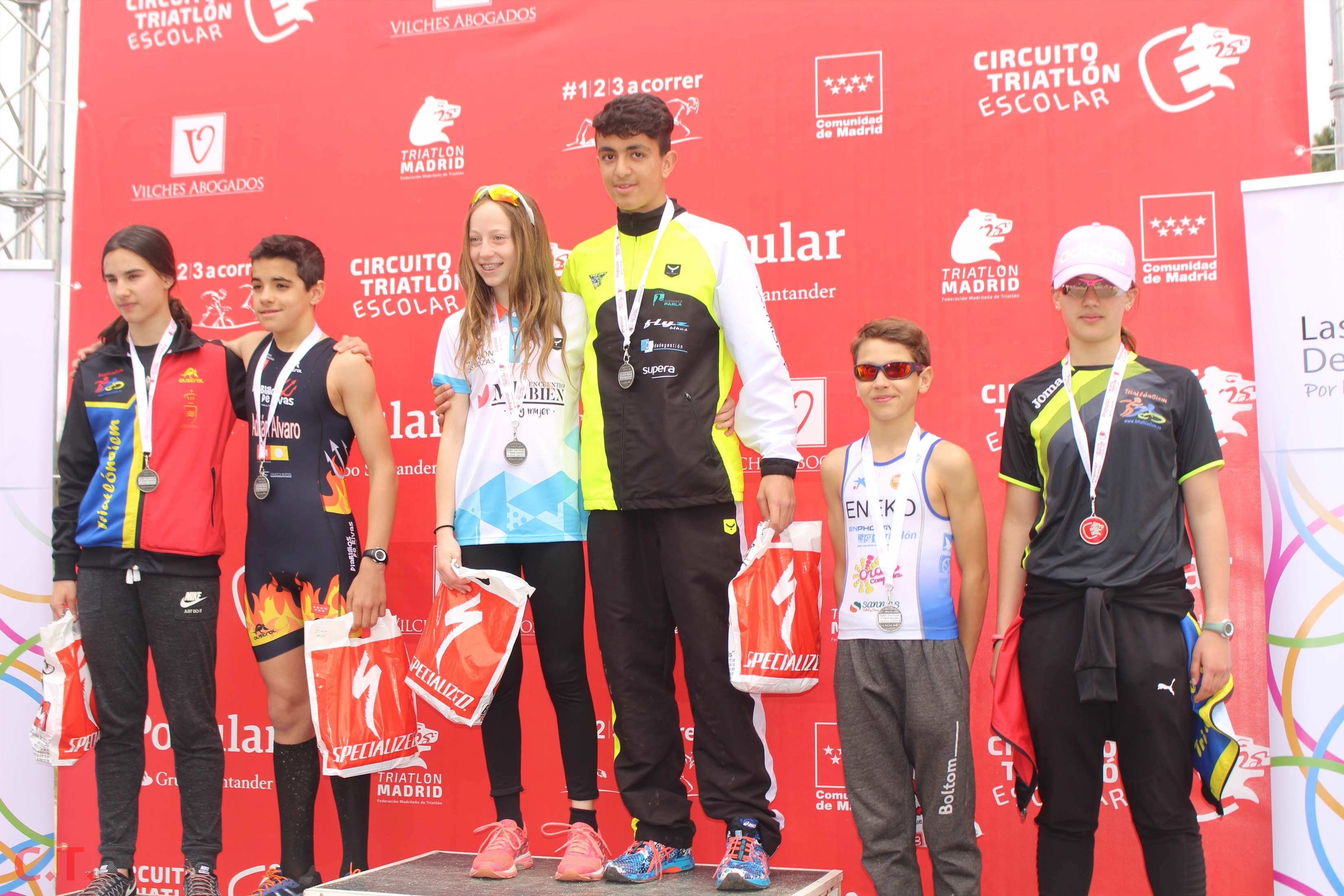 Duatlón Cross Escolar de Las Rozas (entrega de premios)