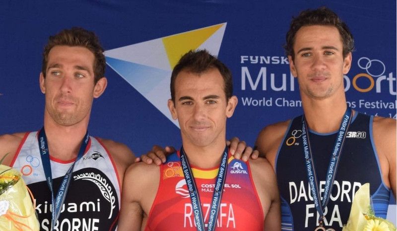 Ruzafa, campeón del mundo ITU de Triatlón Cross en Cerdeña 2015 (archivo).