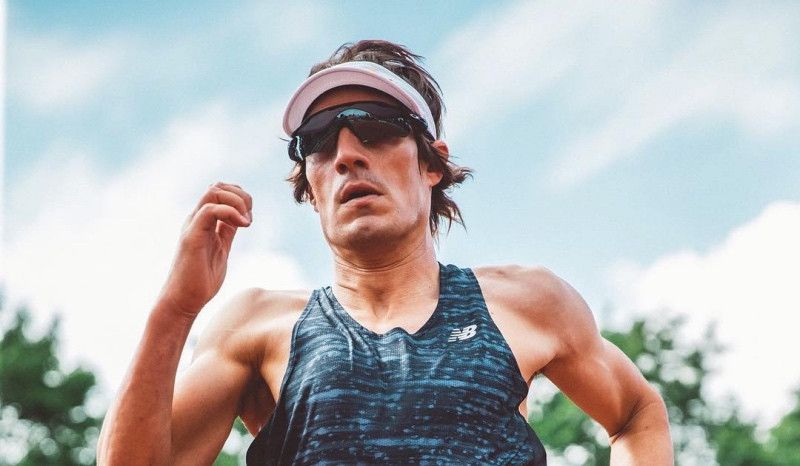 Sebastian Kienle, durante un entrenamiento de series.