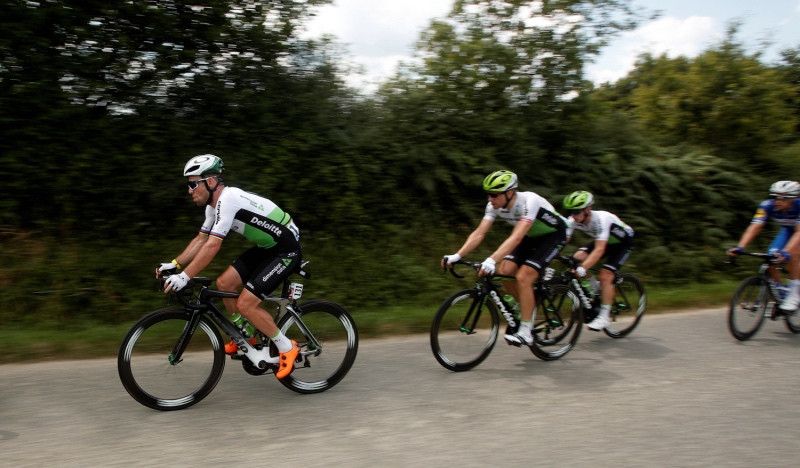 Cavendish, durante la undécima etapa del Tour 2018.