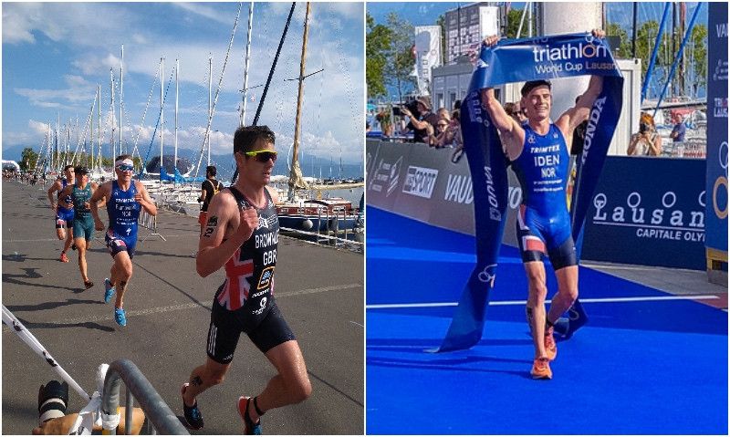 Gustav Iden sorprende a Jonny Brownlee y Blummenfelt en Lausana