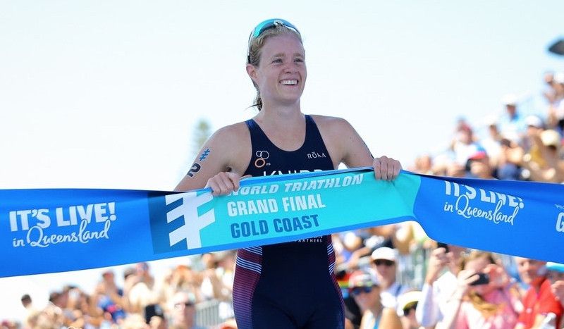 Exhibición de la estadounidense Taylor Knibb en el Mundial Sub-23