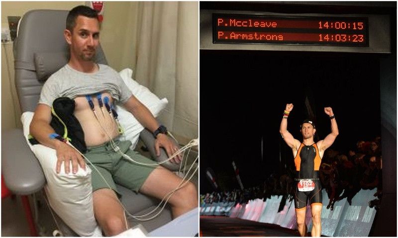 El triatleta que no permite que un cáncer terminal le detenga