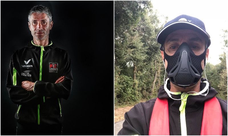 Martín Fiz ya está de vuelta... con mascarilla