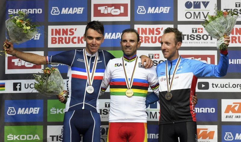 (VÍDEO) Así fue la victoria de Alejandro Valverde en el Mundial de Ciclismo