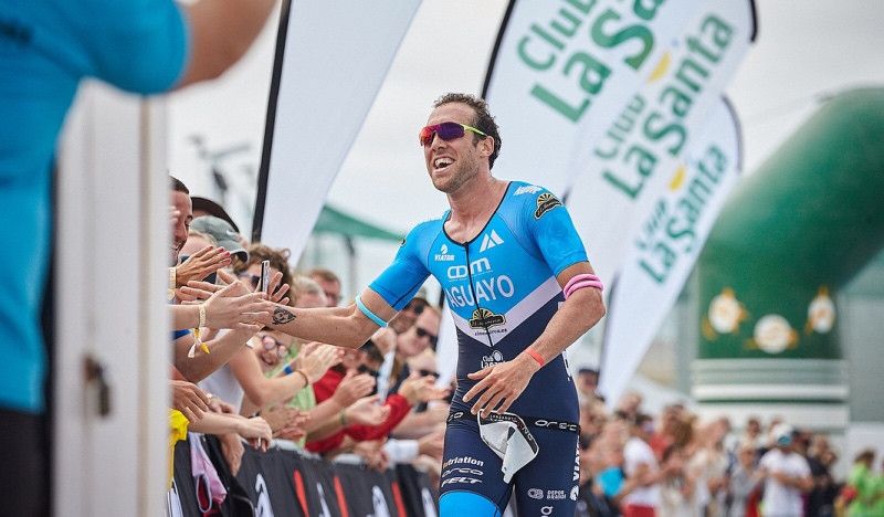 Emilio Aguayo, otra vez plata en el Ironman 70.3 de Lanzarote