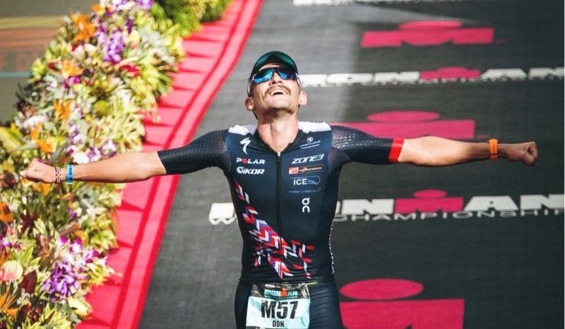 El final de la epopeya de Tim Don: 36º en su regreso a Hawaii un año después de romperse el cuello