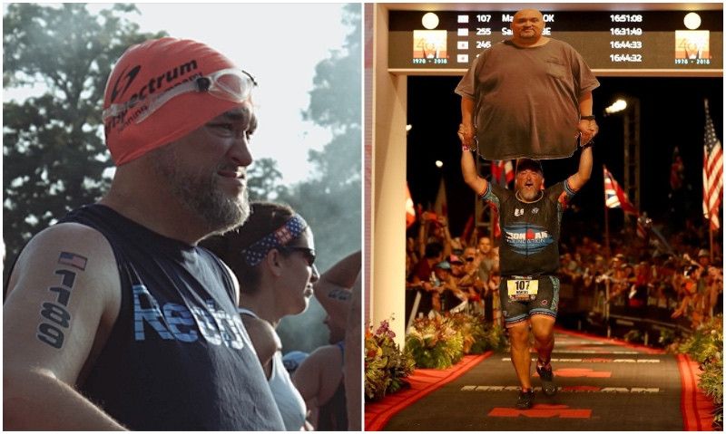 De pesar 220 kilos... a 'finisher' del Ironman de Hawaii 2018