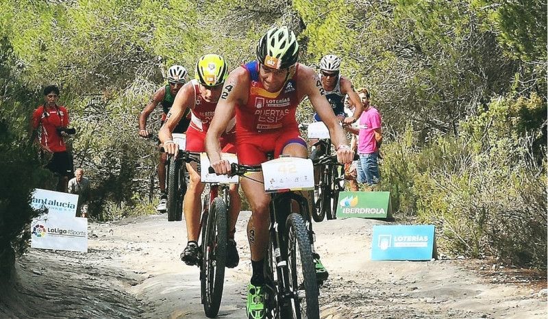 Camilo Puertas, subcampeón de Europa de Duatlón Cross en Ibiza