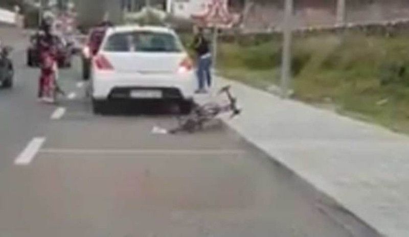 Marc Soler publica otro vídeo de un conductor que agrede a un ciclista