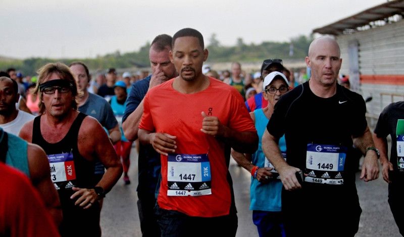 Los cubanos Jaén y Castillo ganan la Marabana 2018 y Will Smith corre el medio maratón