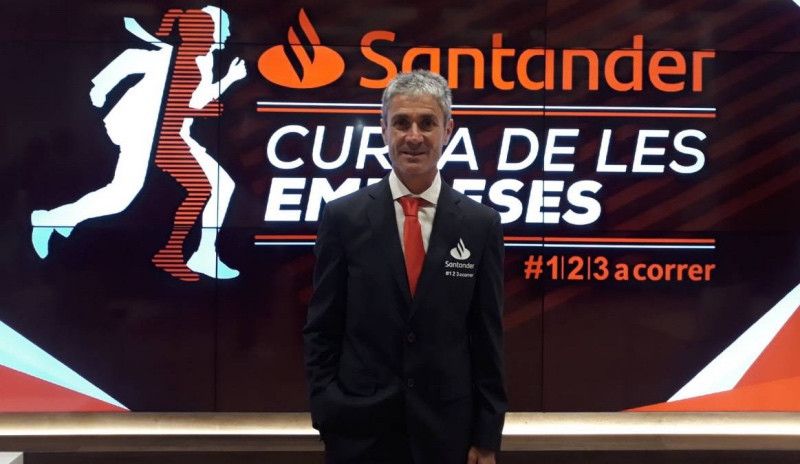 Fiz competirá con traje y corbata en la Santander Cursa de les Empreses