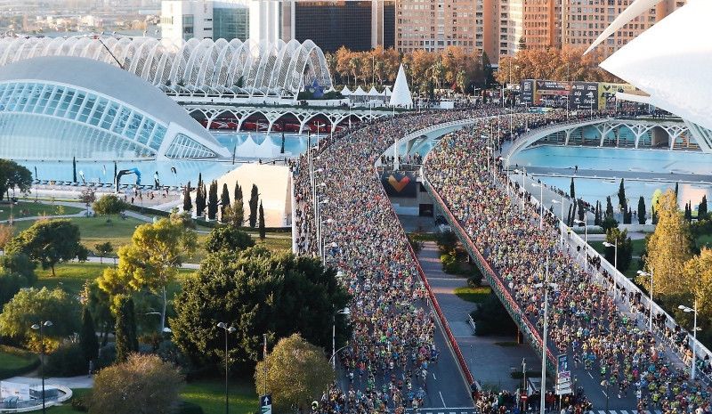 Maratón Valencia fija su límite en 25.000 dorsales para 2019