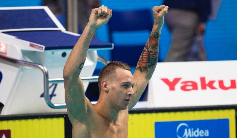 El estadounidense Caeleb Dressel se corona "rey" de Hangzhou