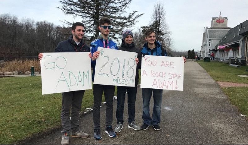 Un joven autista corre en 2.018 millas... en 2018