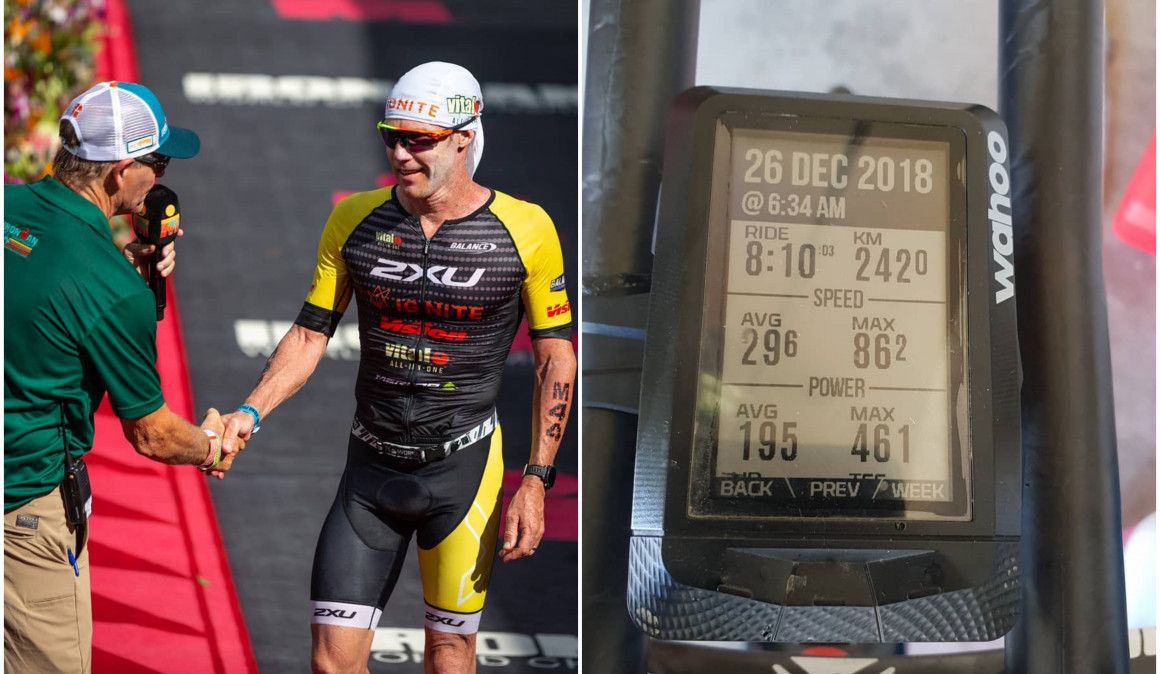 El incombustible Cameron Brown (46 años) hace el entreno más largo de su vida 