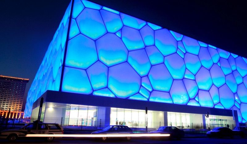 El "Cubo de Agua" de Pekín 2008 se "congelará" para los JJOO de invierno de 2022