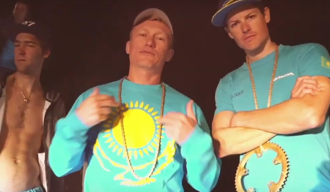 (VÍDEO) ¿Has visto ya el rap que se ha marcado el Astana Pro Team?